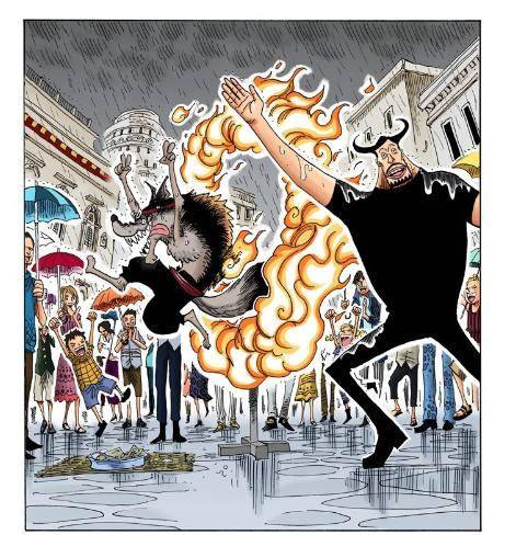 海贼王扉页短篇:cp9被路飞打败后,沦落街头卖艺,惨遭海军封杀_cp_路奇