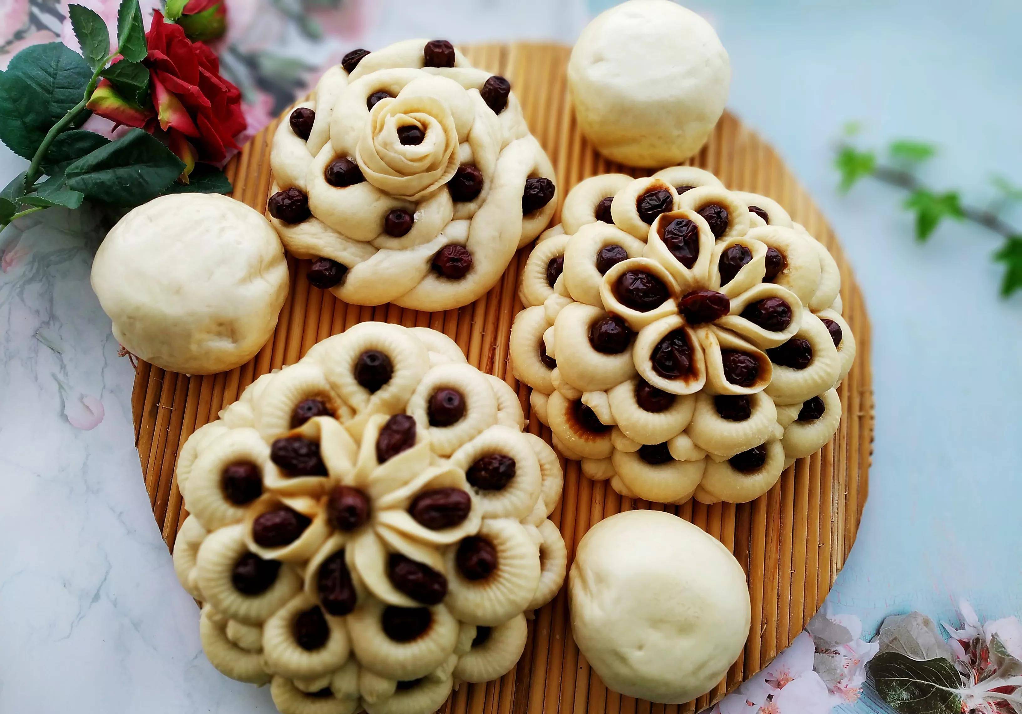 枣花馒头不仅为春节带来喜庆,也寓意新年步步登高日子越过越好_小时