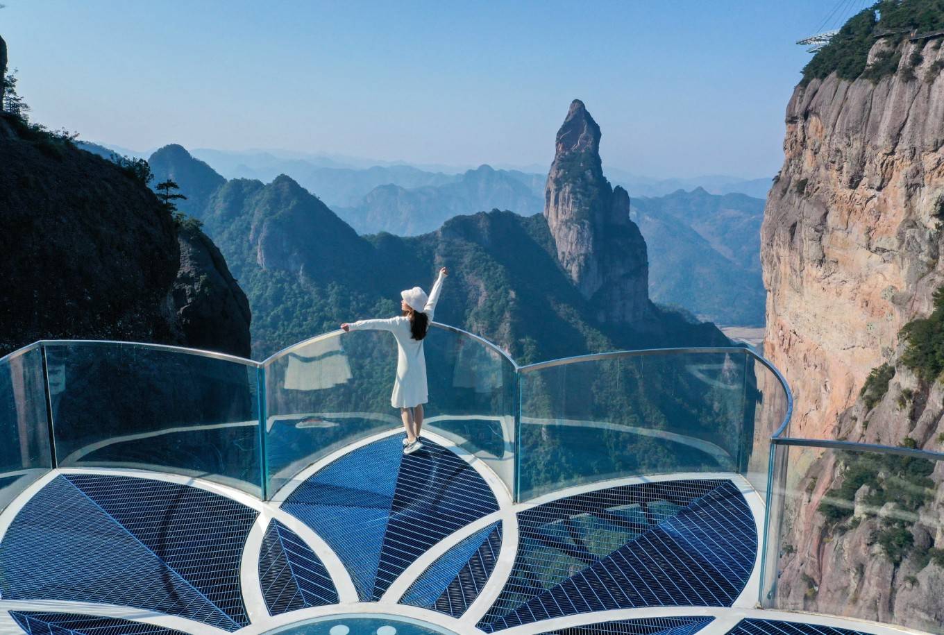 寒假遛娃|在台州神仙居,会当凌绝顶,一览众山小_索道_广州_悬崖峭壁