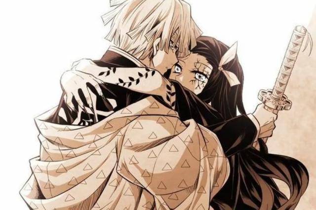 鬼灭之刃:说说民间爆火的五大cp头柱炭治郎百搭任何人气角色_豆子