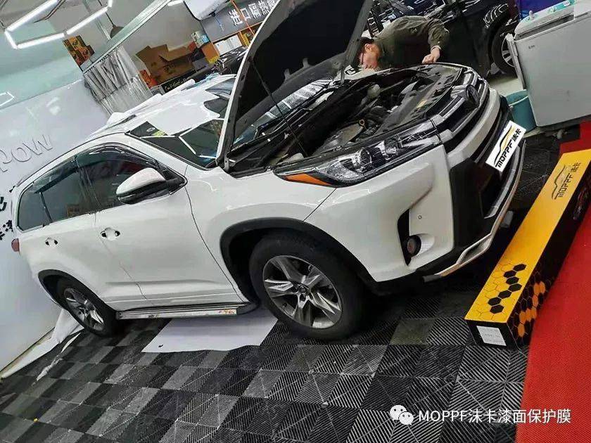 丰田汉兰达沫卡隐形车衣,防腐蚀划伤