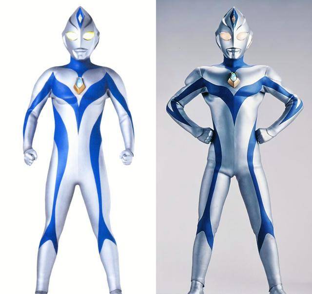 戴拿奥特曼奇迹型皮套造型对比重置版完全不行旧版形象无法超越