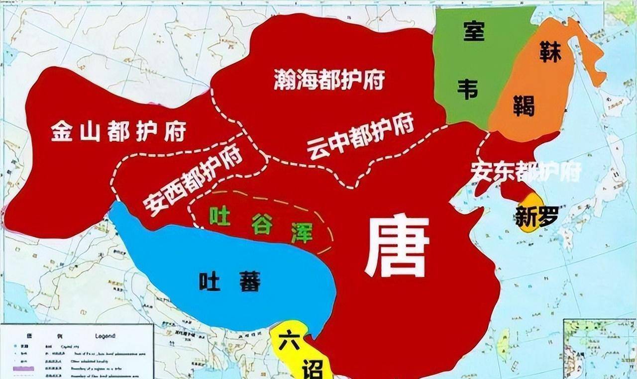 大唐最强大时期的地图图片