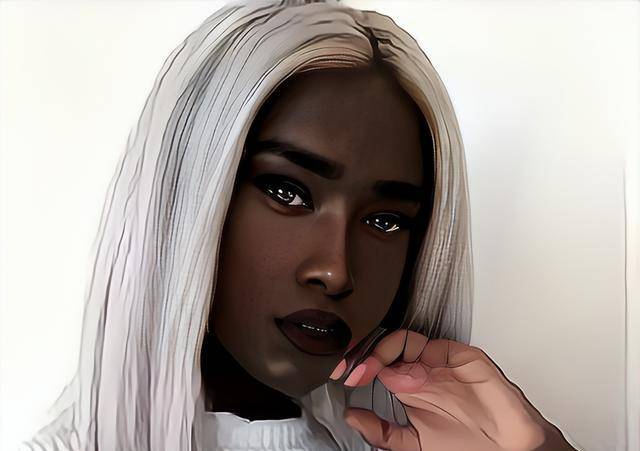 非洲一女孩因颜值太高,被载入吉尼斯纪录,父亲雇保镖护送上学_洛丽塔