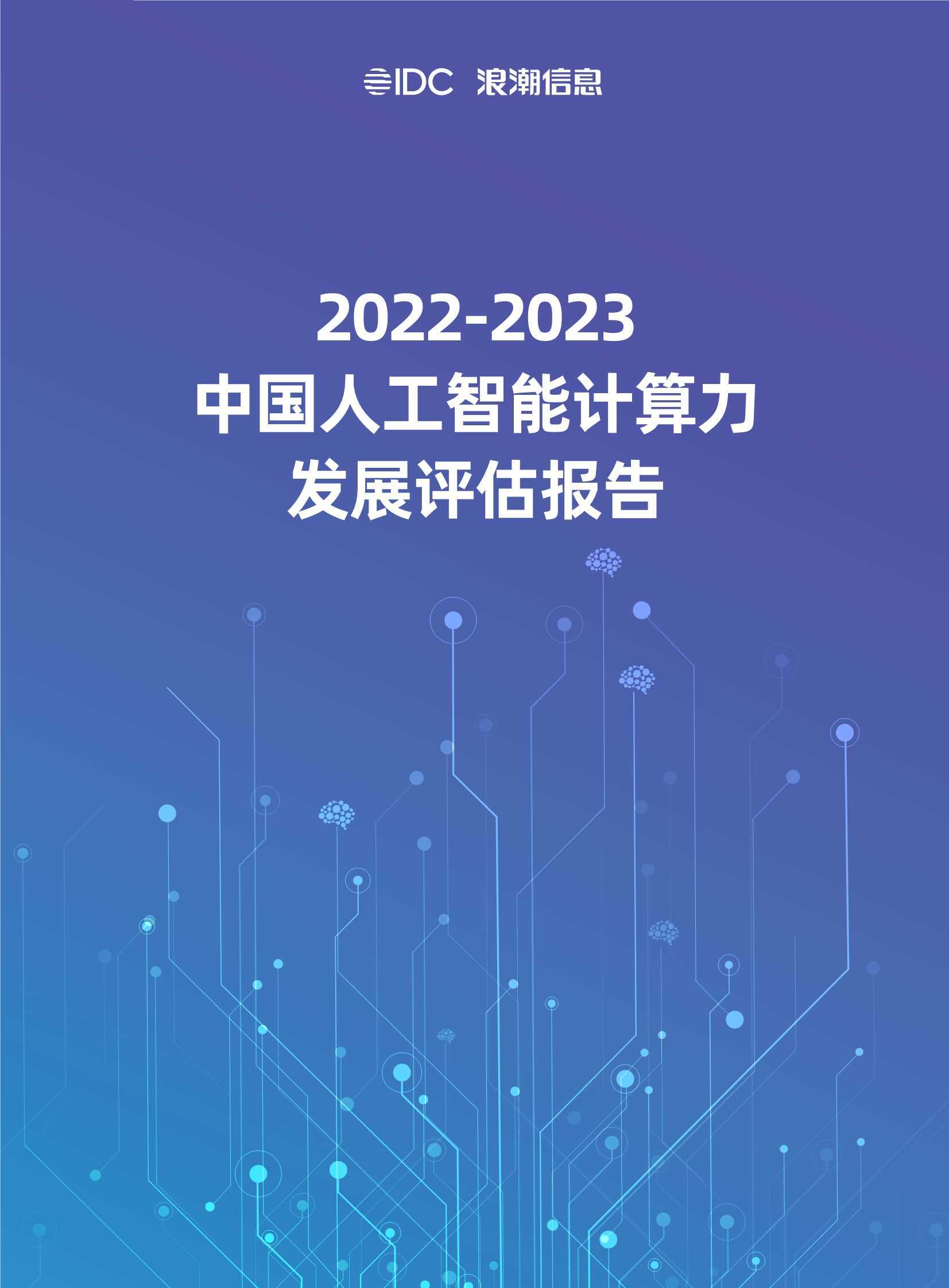 2022-2023中国人工智能计算力发展评估报告