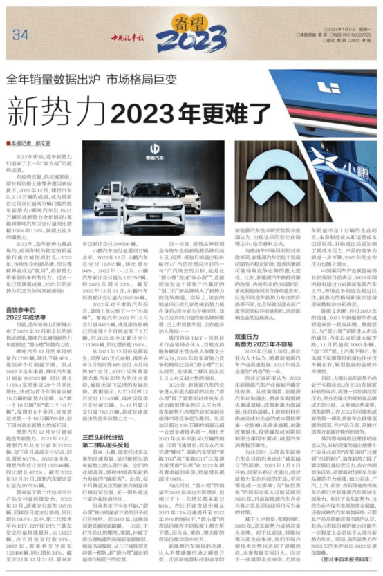 中国汽车报采访陈敬文:造车新势力格局巨变,2023年生存或更加艰难_搜狐汽车_搜狐网