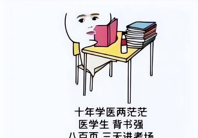 医学生表情包 背书图片