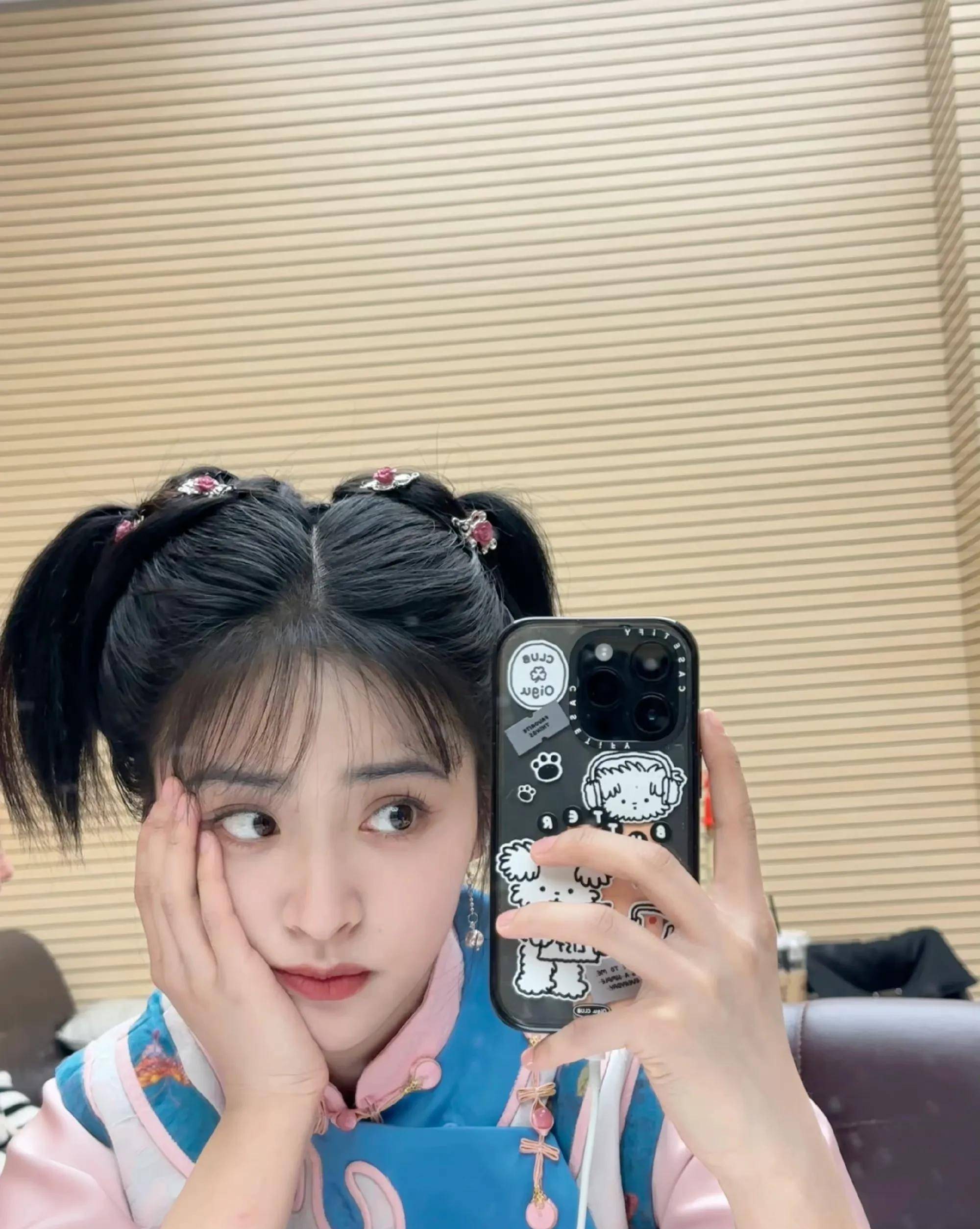 沈月无限超越班新造型好灵,浓眉大眼双眼皮,快去拍古装吧_玫瑰_爱慕