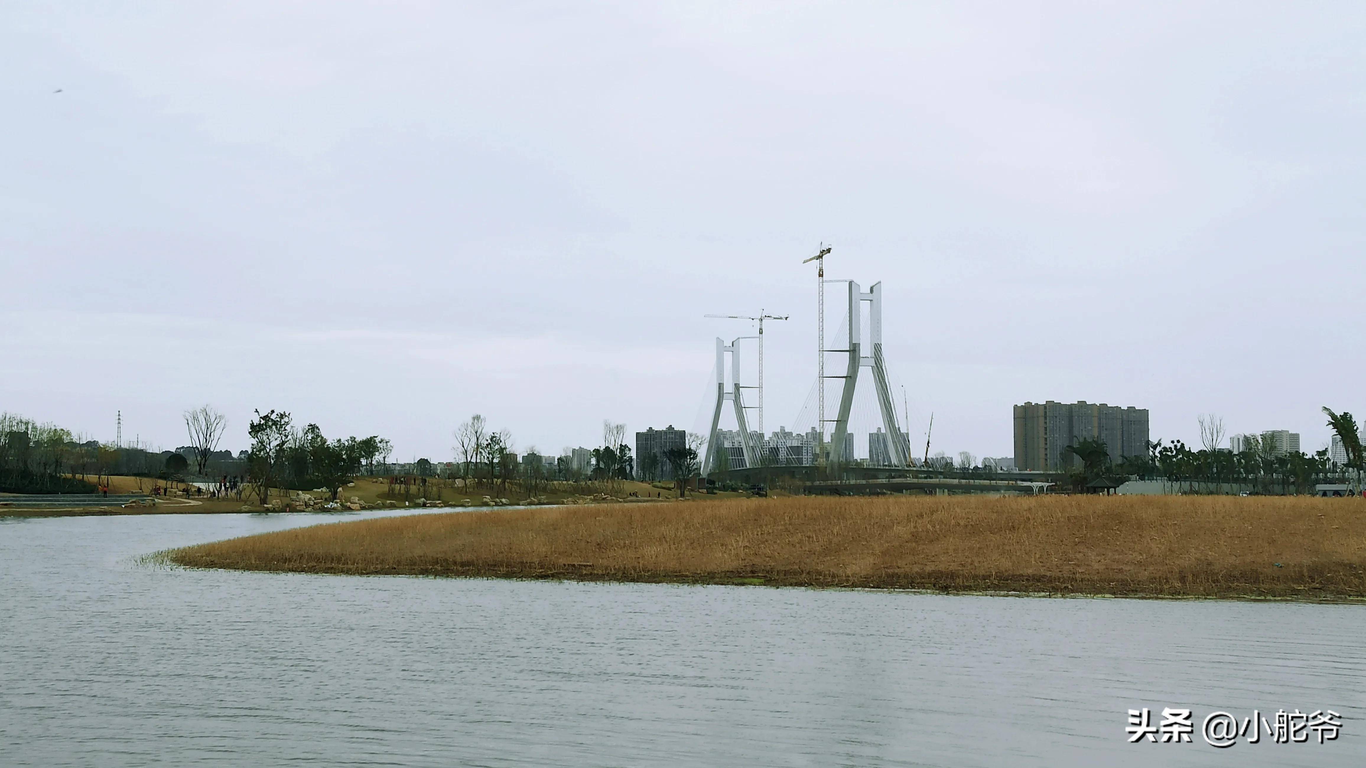 成都金堂来宝沱公园-水域沙滩,春风拂面_望丛楼_栈道_亲水