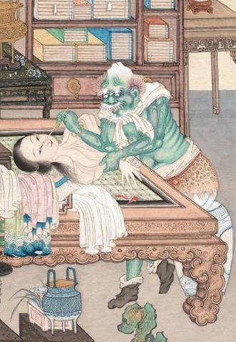 清朝的聊斋女鬼图,有什么蹊跷的地方?