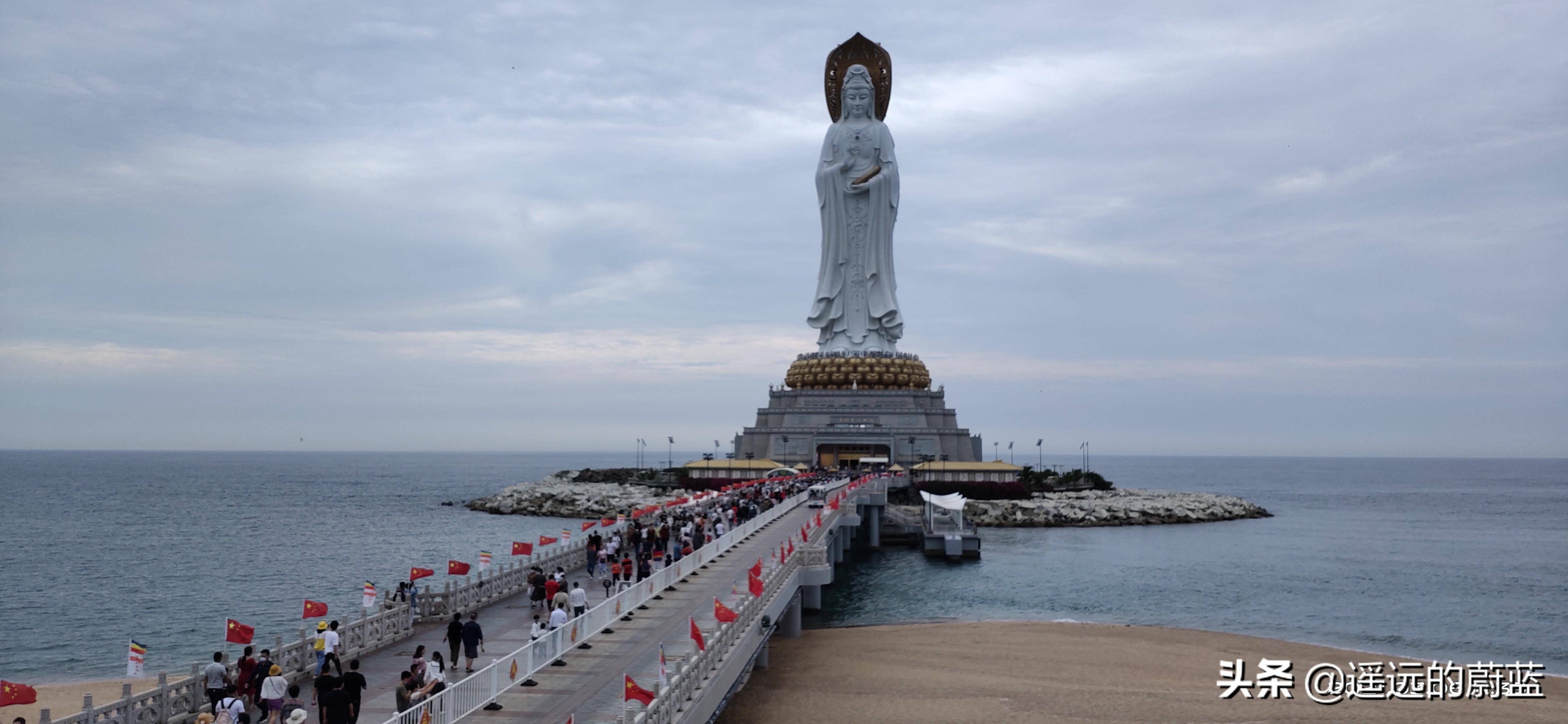 中国最高的观音,108米,三面成像,三亚南海观音,