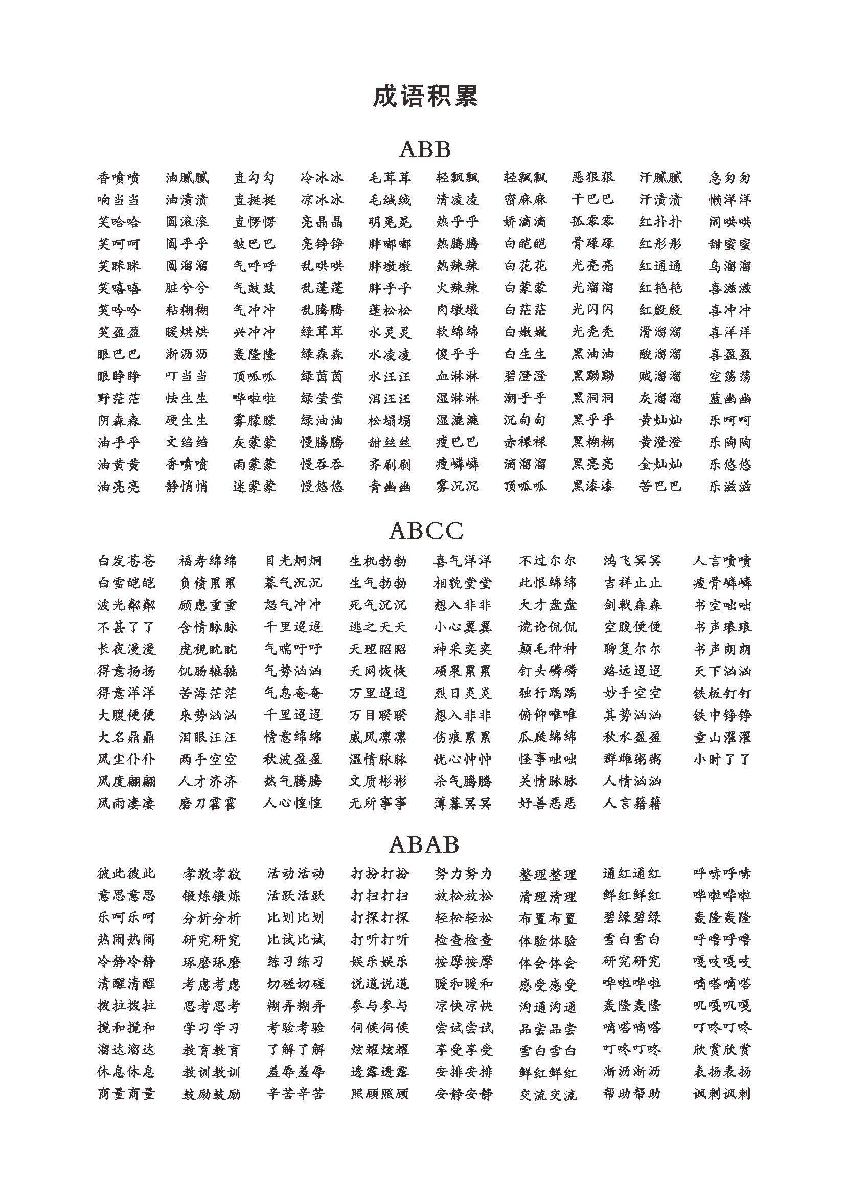 学好小学语文字,词,句的重要性 附《小学语文字词句大全》资料_组合