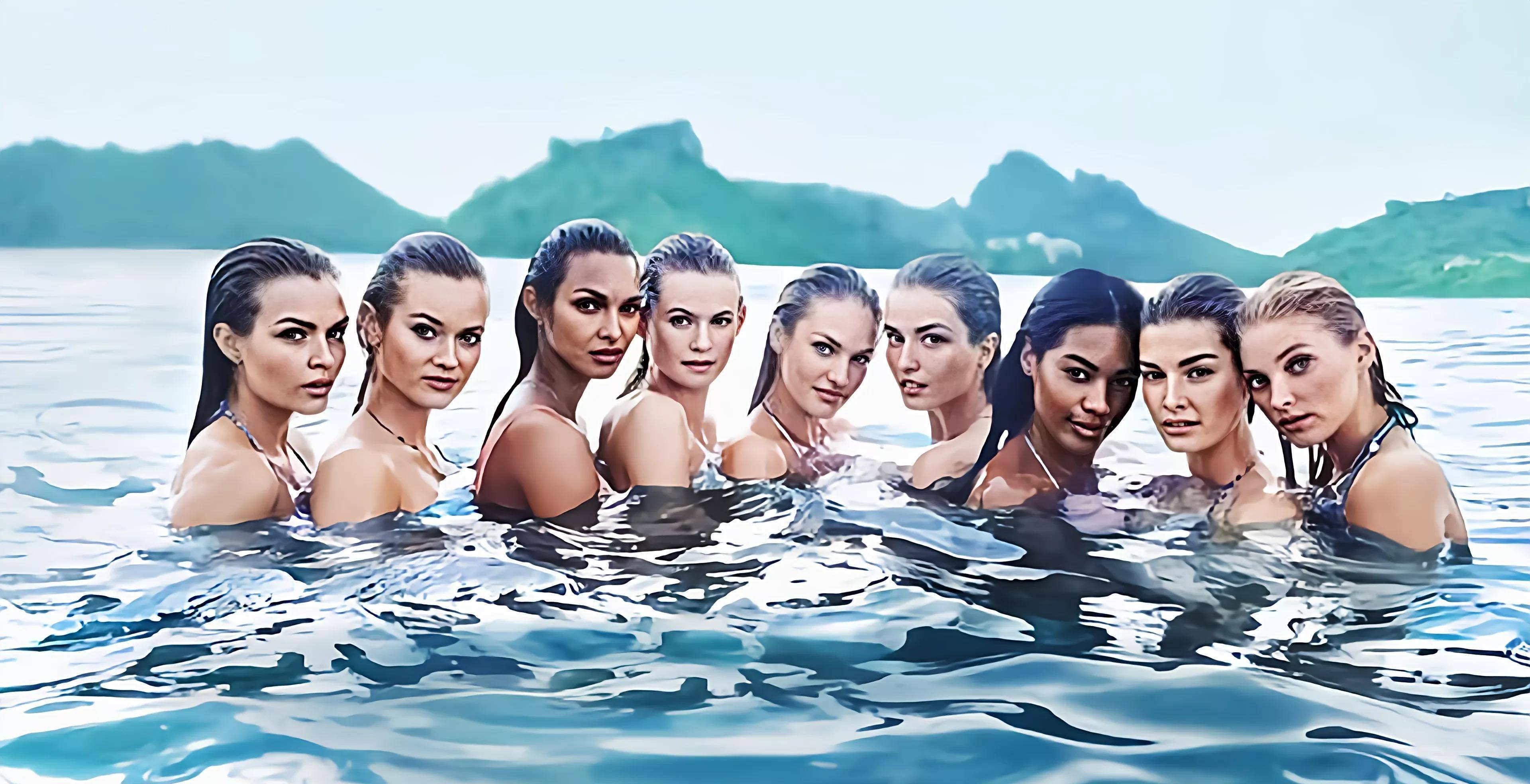 高清修复老照片之维密超模大咖们图片以及维密相关背后的故事_翅膀