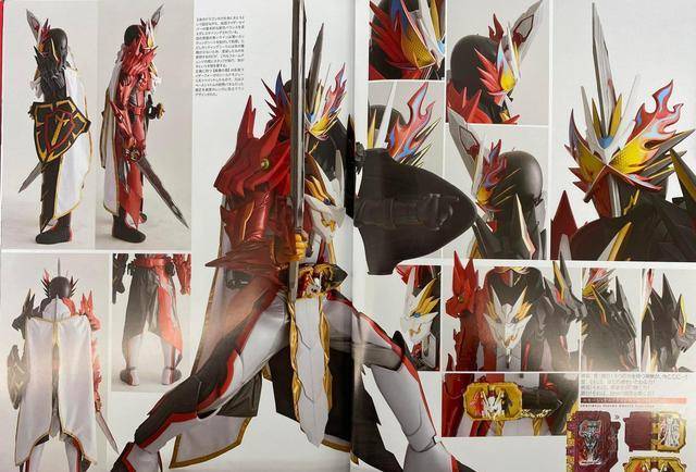 假面骑士圣刃全开凯撒与情感龙皮套写真:越级bug与真正的最强_形态_联