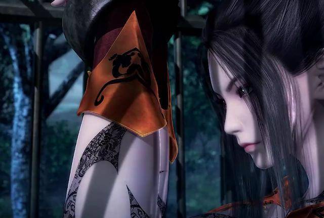 秦时明月之天行九歌卫庄和红莲在一起的画面,每一帧都是壁纸_公主_韩