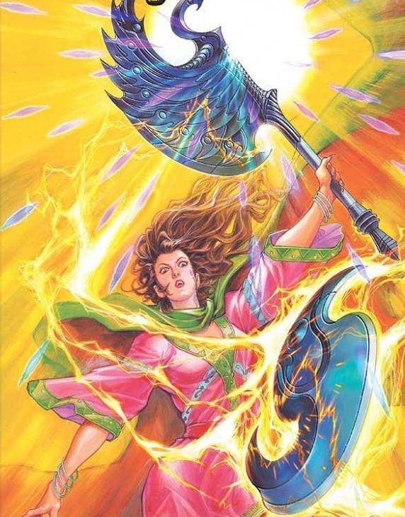 神兵小将中的凤皇,原著里只是辅助神兵,复活能力堪称一绝_大禹_漫画