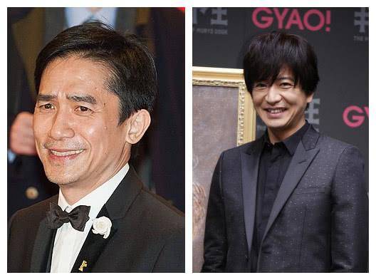 梁朝伟木村拓哉"世纪重逢",昔日男神已成大叔岁月在脸留痕明显