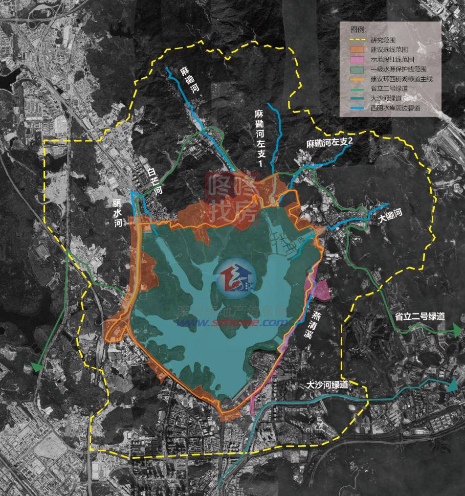 總長15km,環西麗湖綠道通山連湖達海(一期)方案設計國際競賽_建設