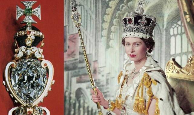 "大非洲之星"目前镶嵌在女王的令牌权杖上,"小非洲之星"则镶在帝国