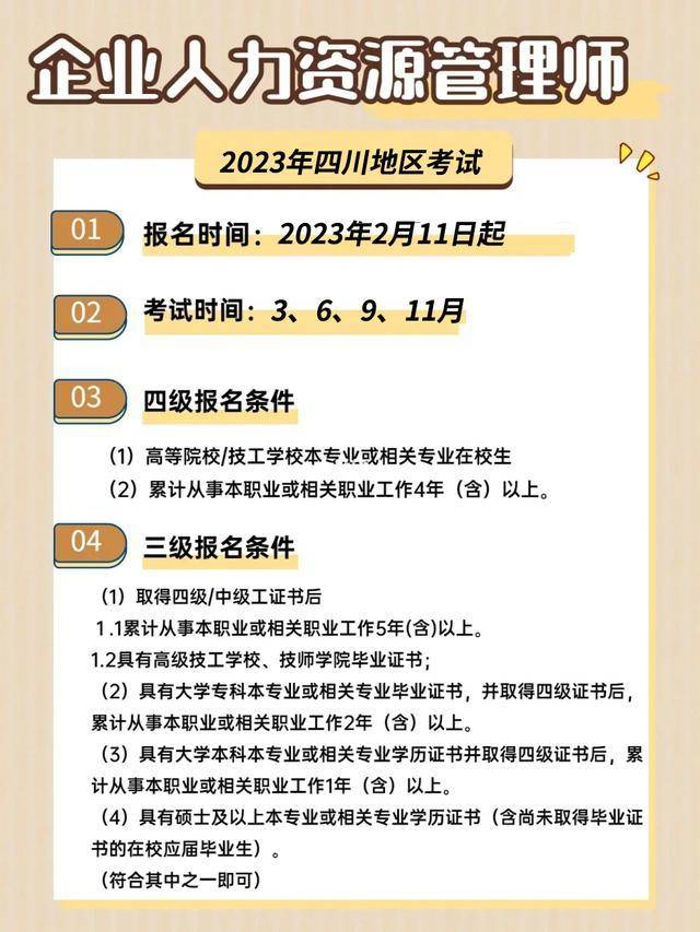 万万没想到（人力资源管理师三级报考条件）四级企业人力资源管理师报考条件 第2张