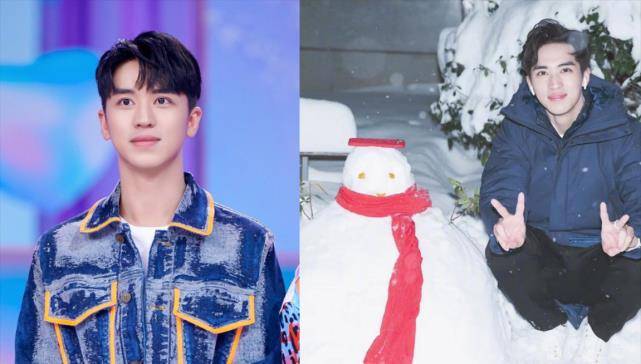 有种"搞笑"叫明星堆雪人,王俊凯可爱,千玺奶萌,看到张若昀:认真的吗?