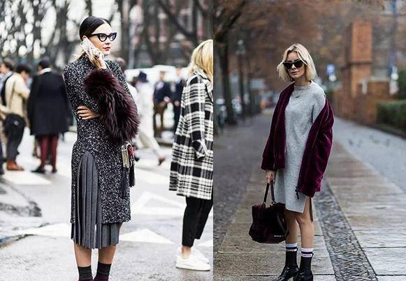 春季露脚踝已经过时了,现在流行"露袜子"!没想到保暖还时髦!