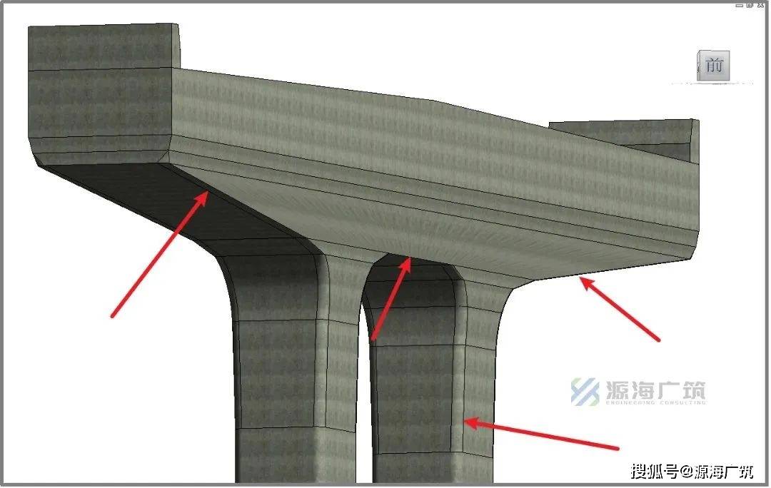 双曲面大悬臂t型桥墩_进行_模型_应用