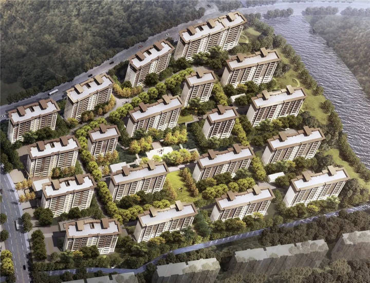 建业·嵩岳府2月工程播报_智能化_排水管_整体