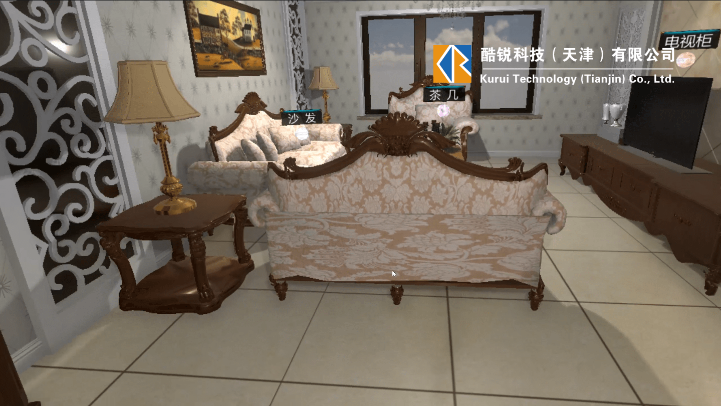 2,交互式体验:无论是地板墙面的材质,还是家具物品的选择和摆设,各国