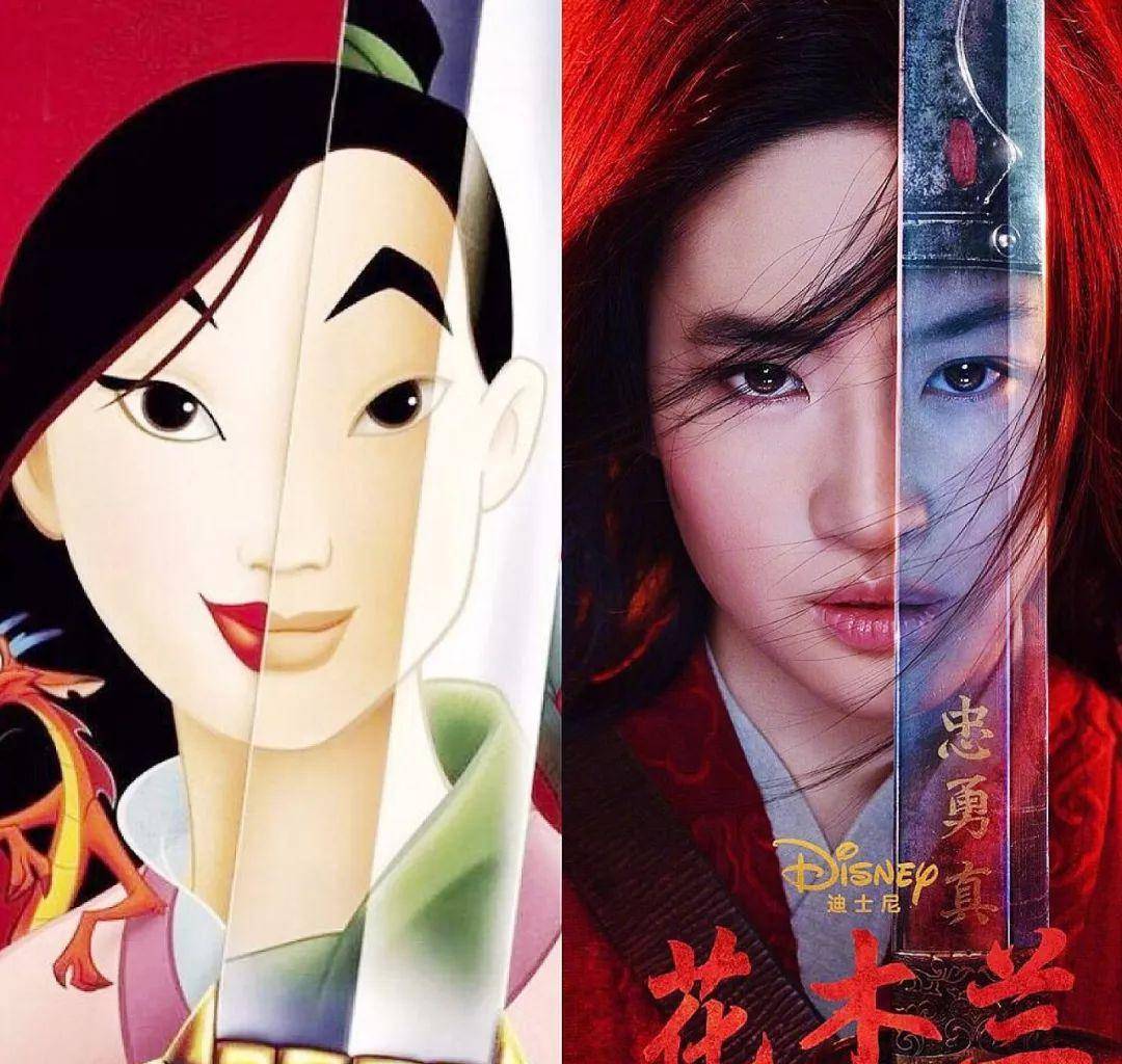 刘亦菲版花木兰"花黄"妆容引热议,因为她素颜太美!