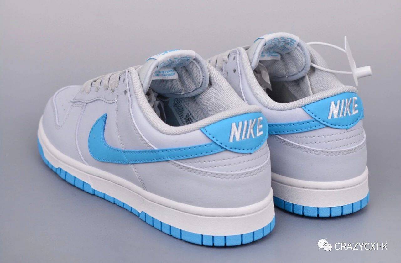 耐克灰北卡蓝 nike dunk low light blue 低帮运动板鞋_天蓝色_色调