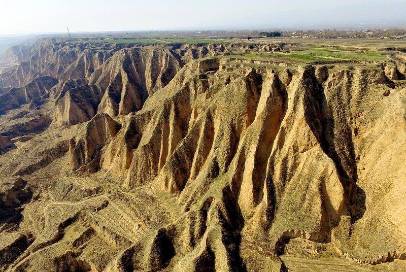 黄土高原地貌景观名称图片