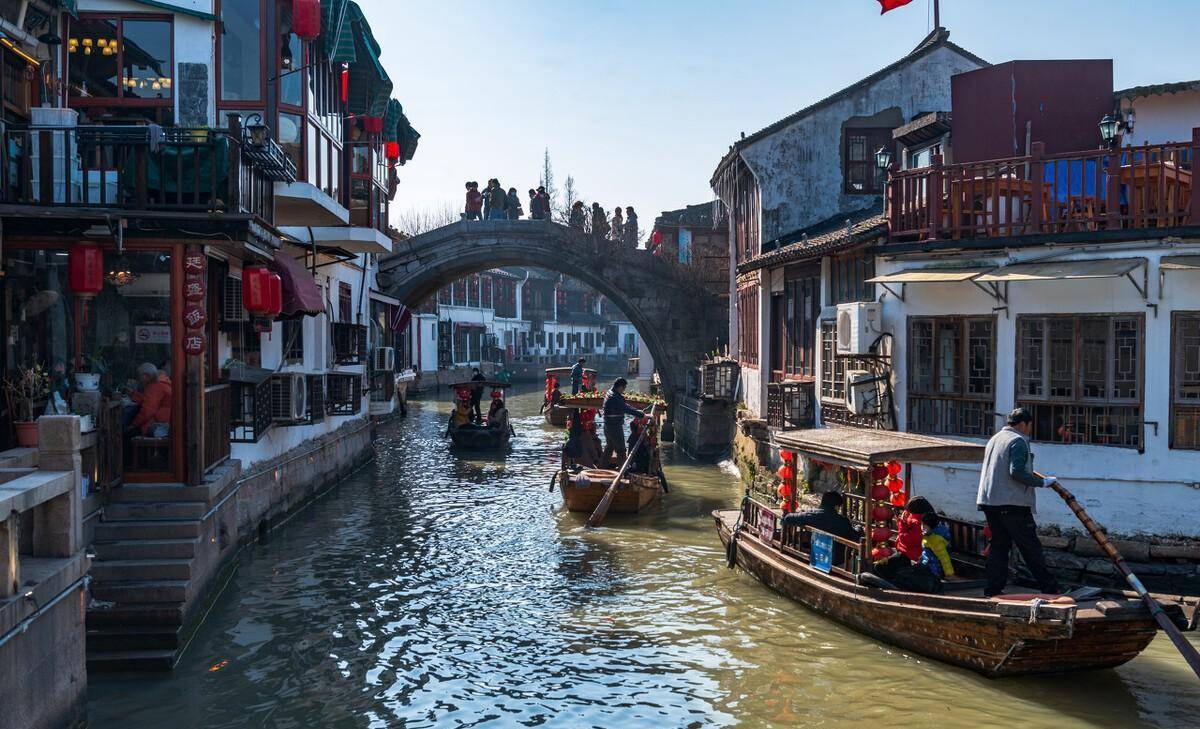 之二-小桥流水人家的江南古镇风光,让人流连忘返_金泽_大观园_青浦