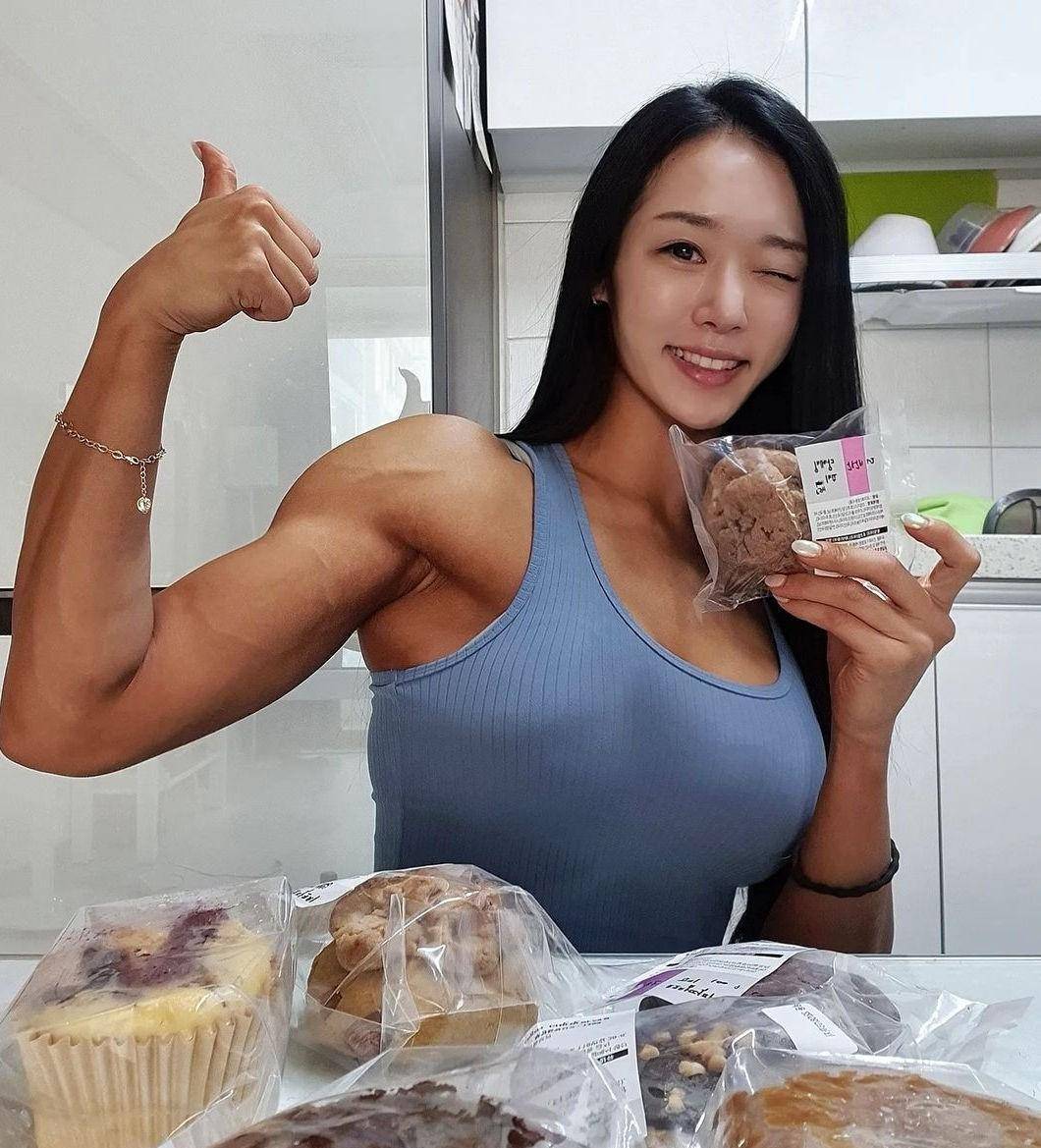 韩国肌肉女神图片