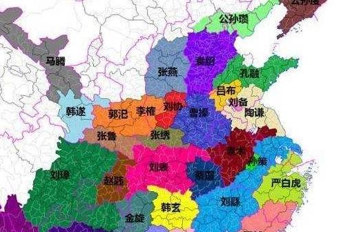 三国群雄逐鹿势力图图片