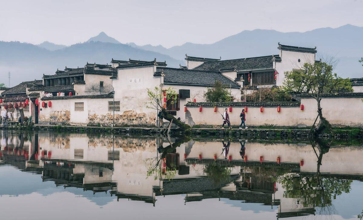 徽派民居村落中最具代表性的村子,安徽宏村,中国画里的乡村