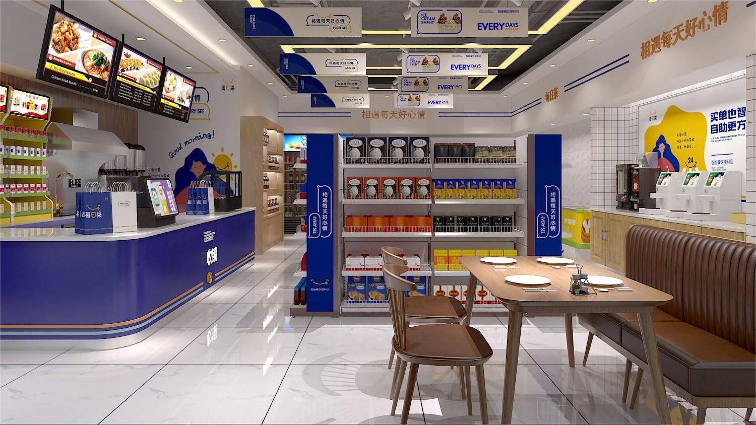 在写字楼开便利店需要注意什么?_情况_人员_用餐