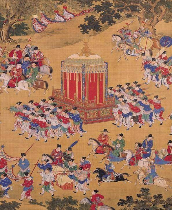 所以后面一句"步辇对徒杠".