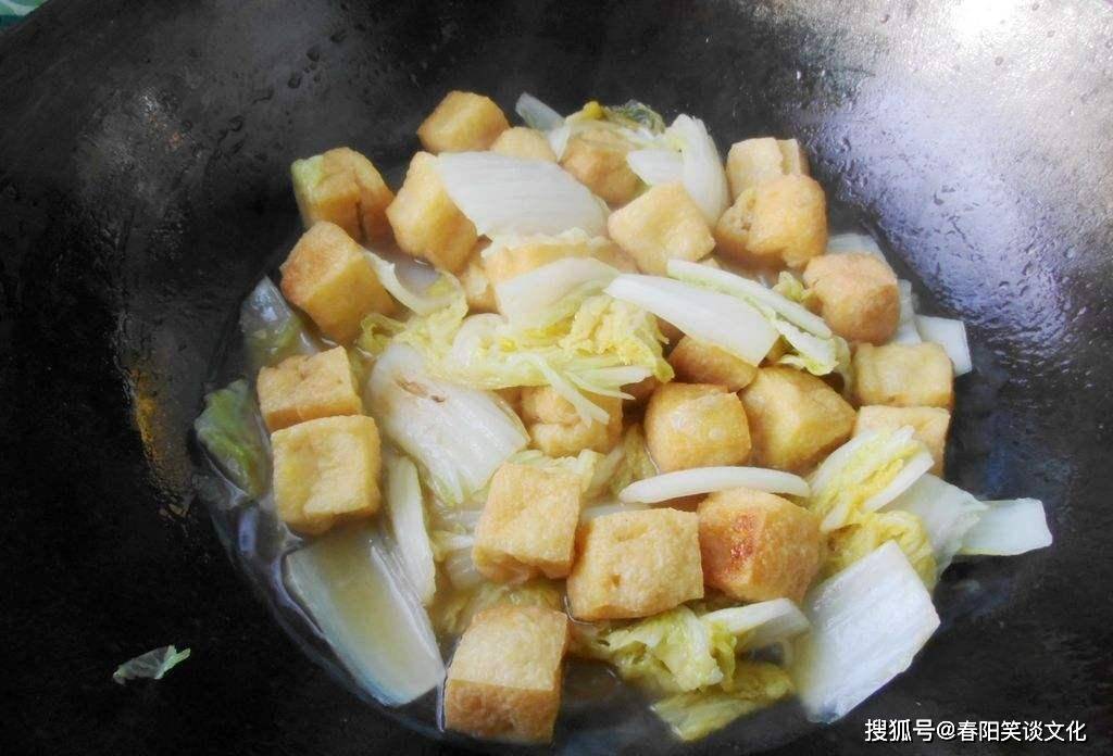 炸豆腐炒白菜图片