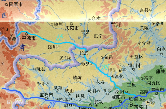 渭水樊川地图图片