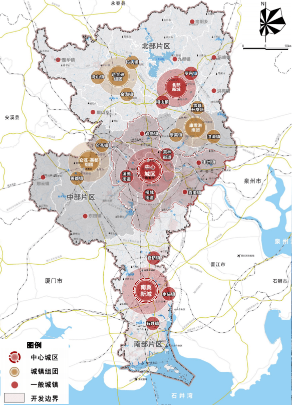 三组团:整合打造仑苍—英都,康美— 洪濑,诗山—金淘—码头等城镇集群