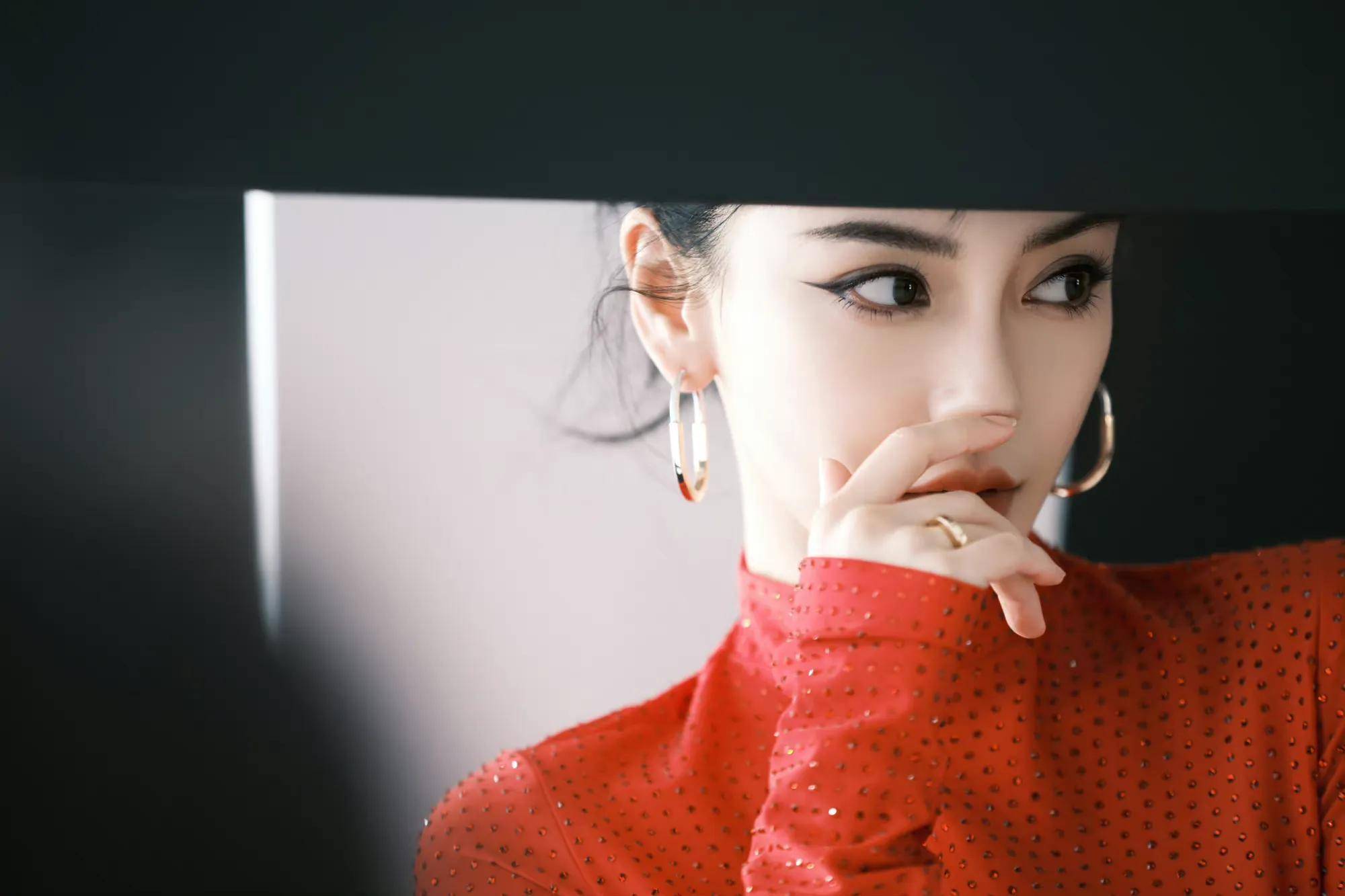 美人图集—angelababy(杨颖)_黑色_风格_长裙