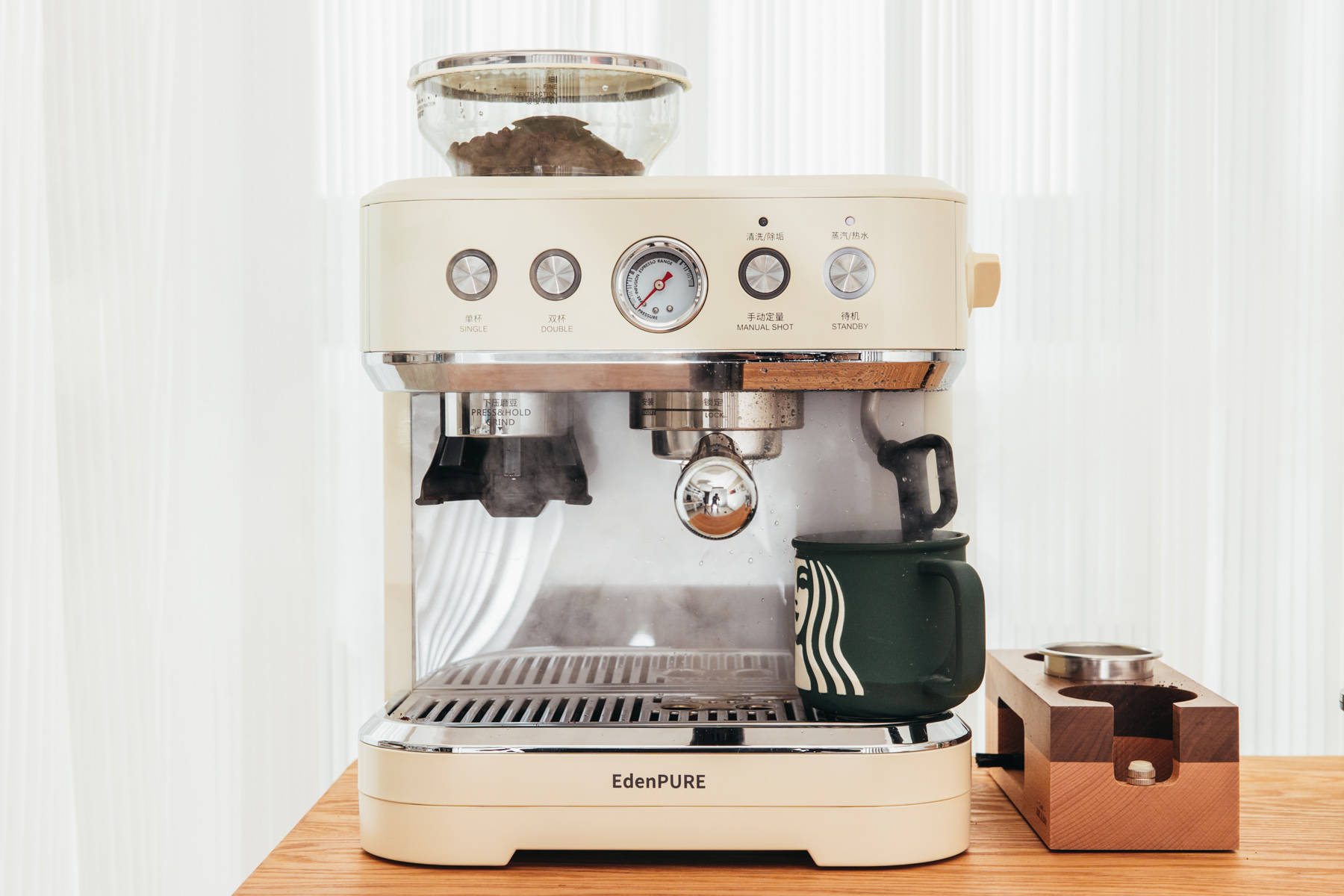 薅一个月瑞幸羊毛后,我选择了意式半自动咖啡机_不锈钢_时候_锅炉