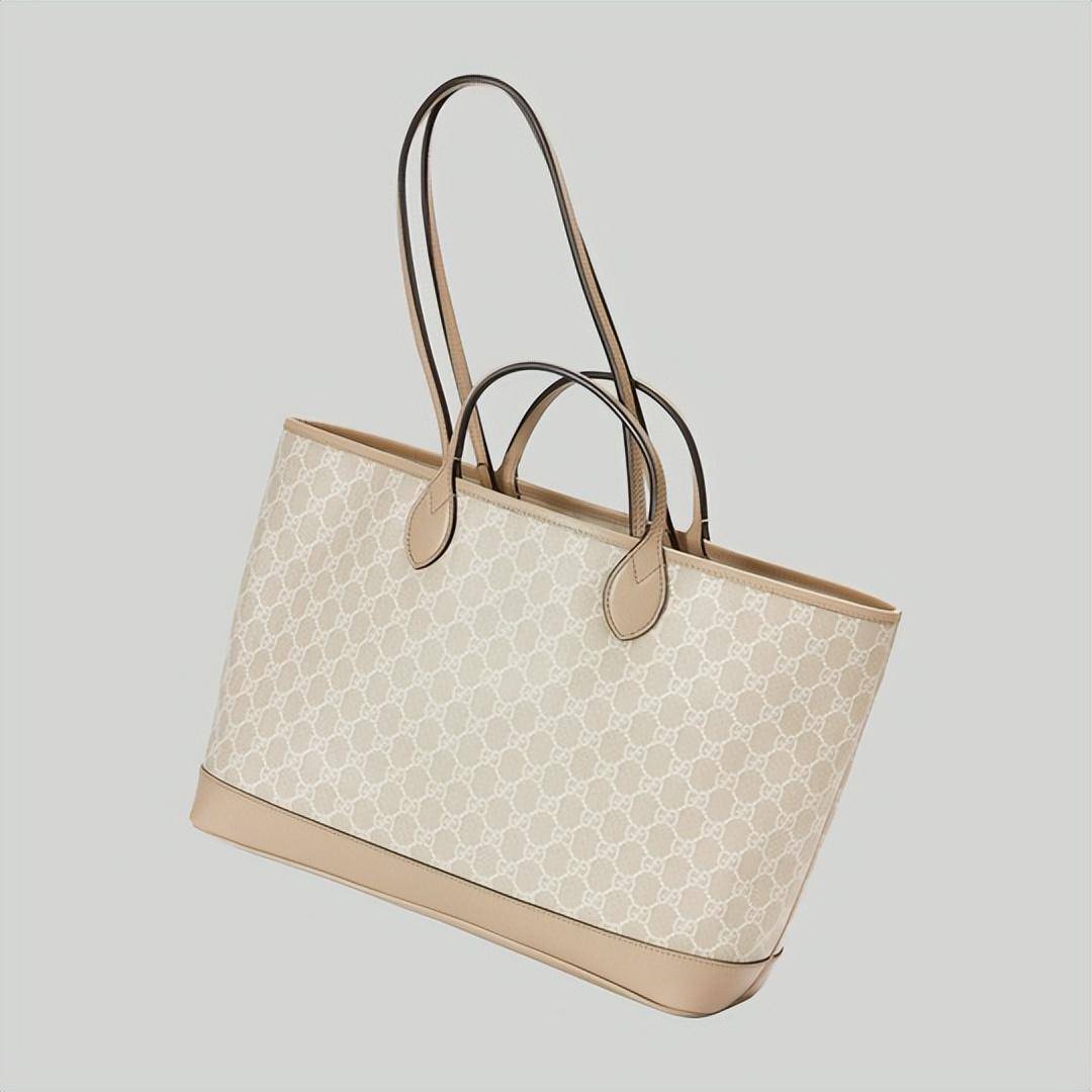 新包- gucci 上架新款 ophidia 托特包:长短双提手设计_皮革_帆布