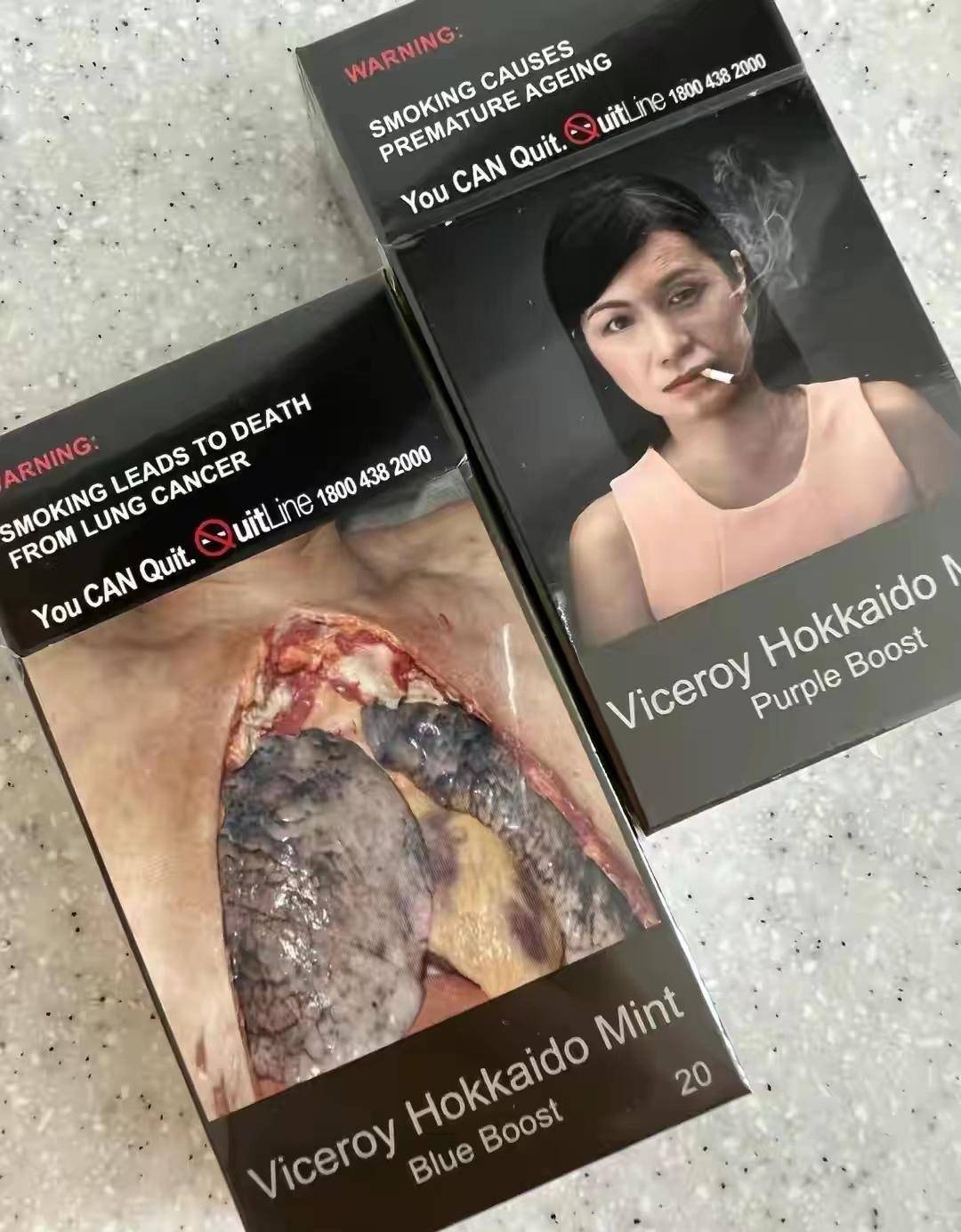 国外烟恶心包装图片