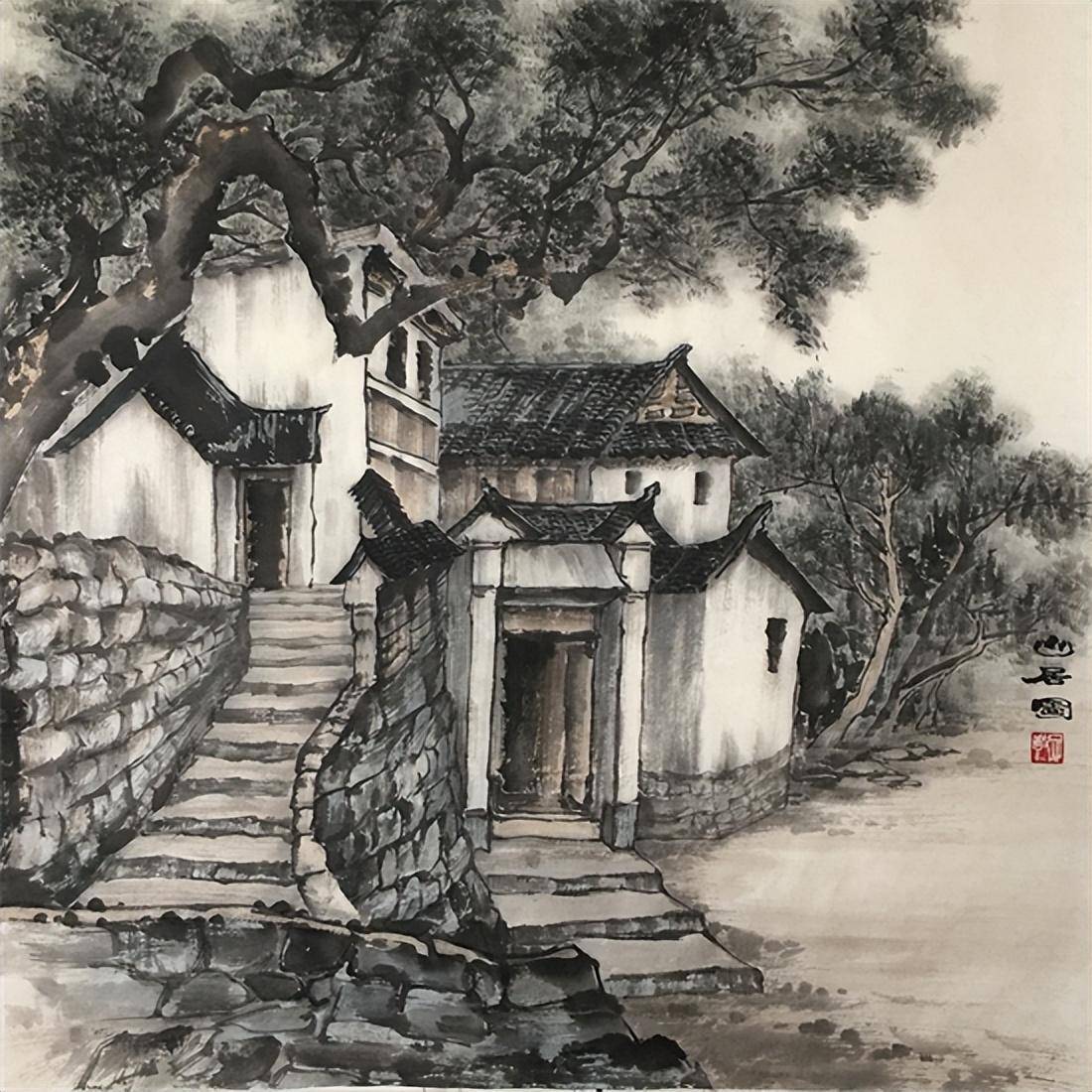 浑厚苍茫寄画中——王健山水画解读_作品