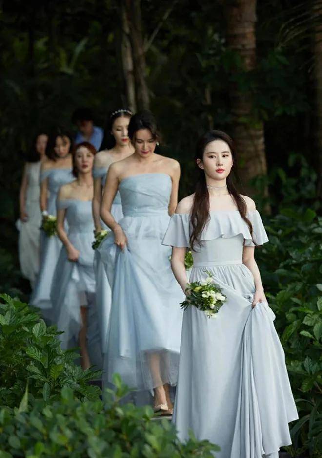 刘亦菲婚纱结婚照图片