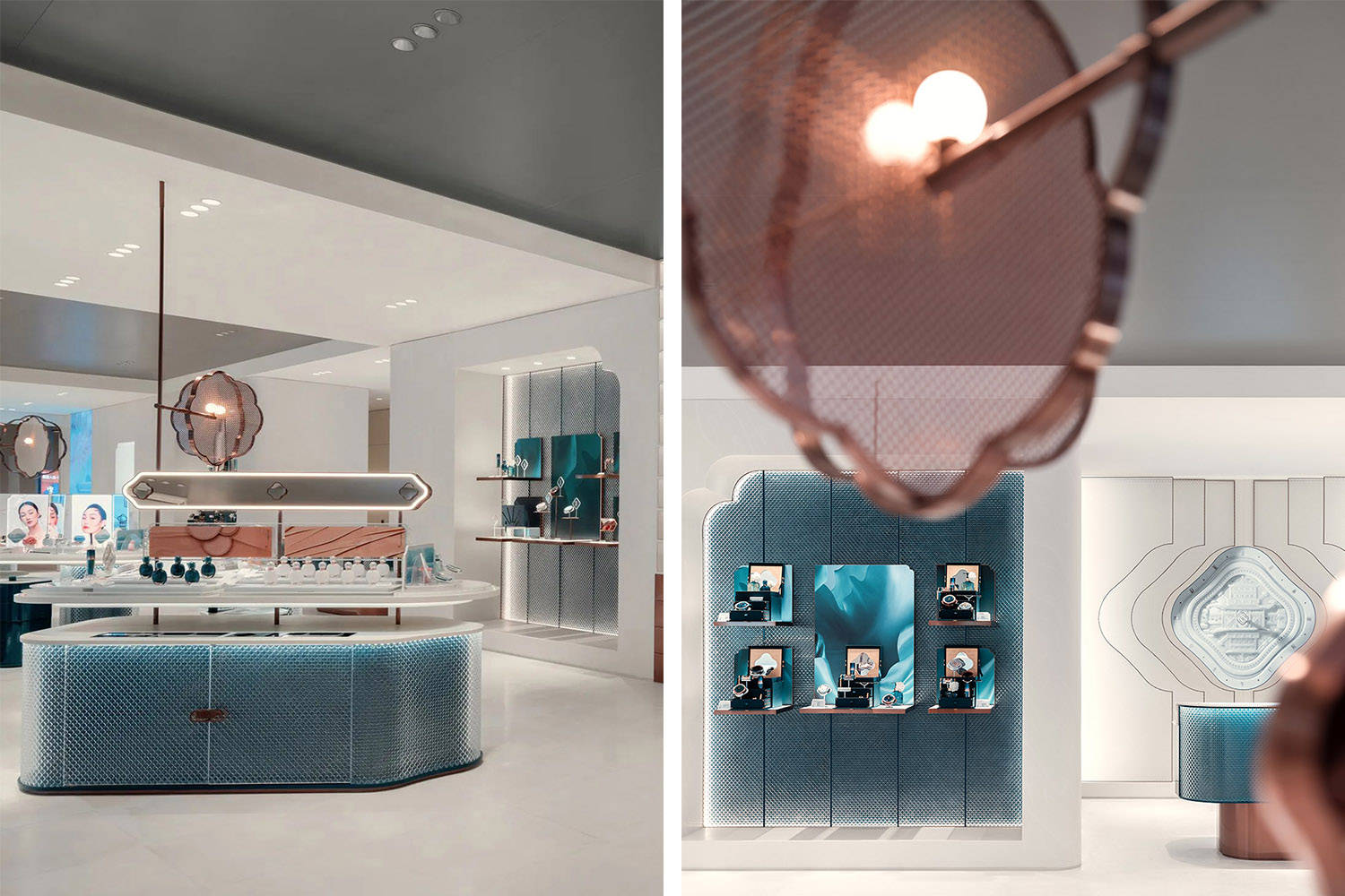 项目空间信息:空间名称:"花西子彩妆"全球首家线下旗舰店空间类型