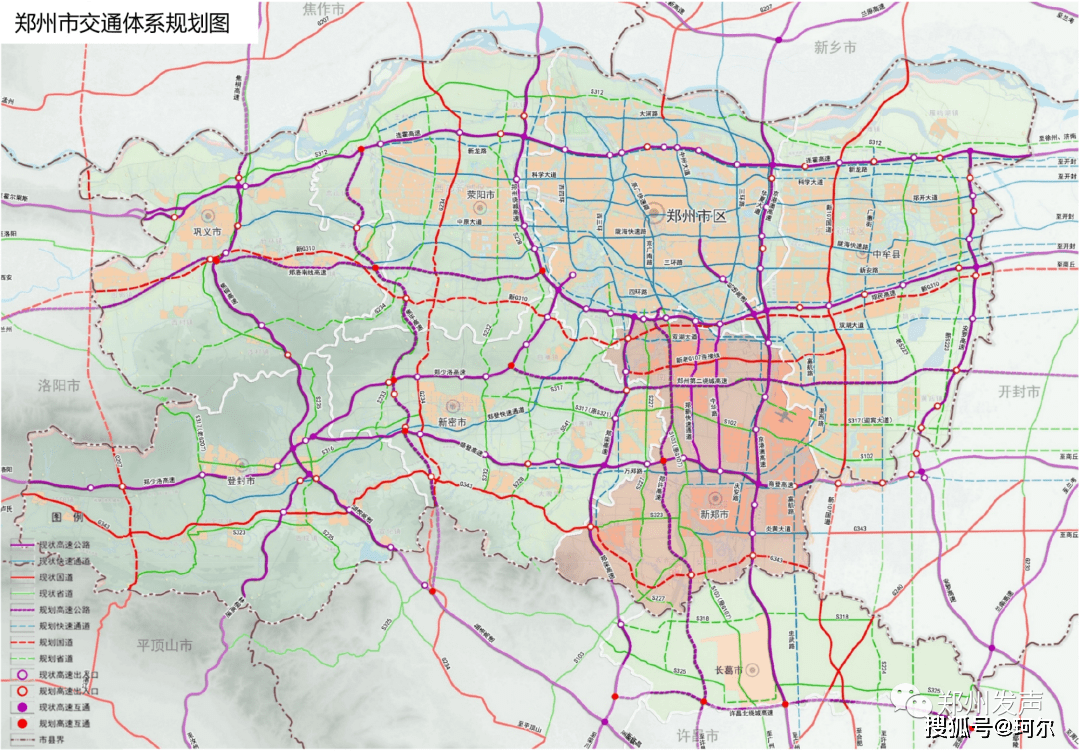 郑州至新乡快速路规划图片