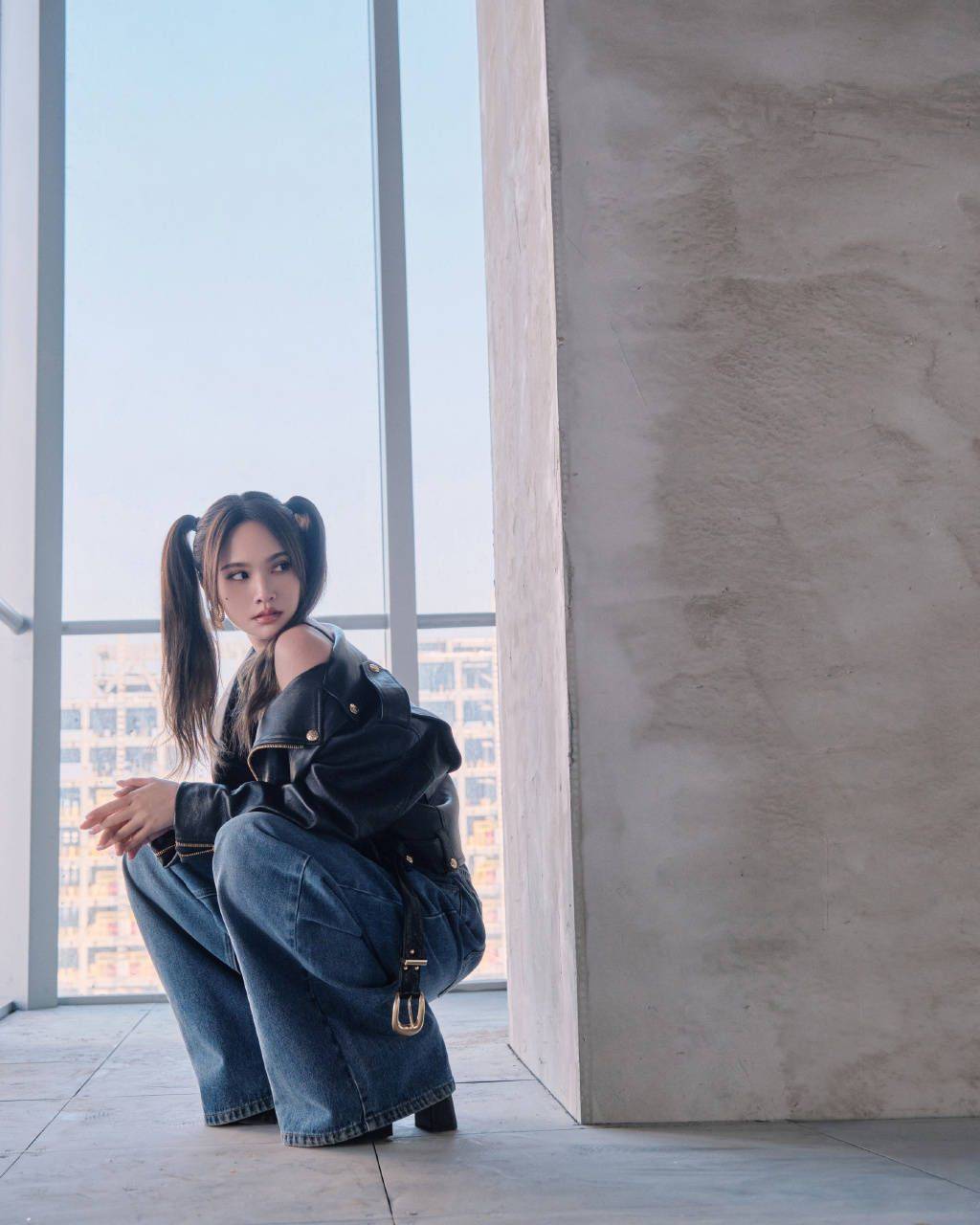 杨丞琳双马尾皮衣大片曝光 御姐气质惊艳全场_爱情_造型_歌声